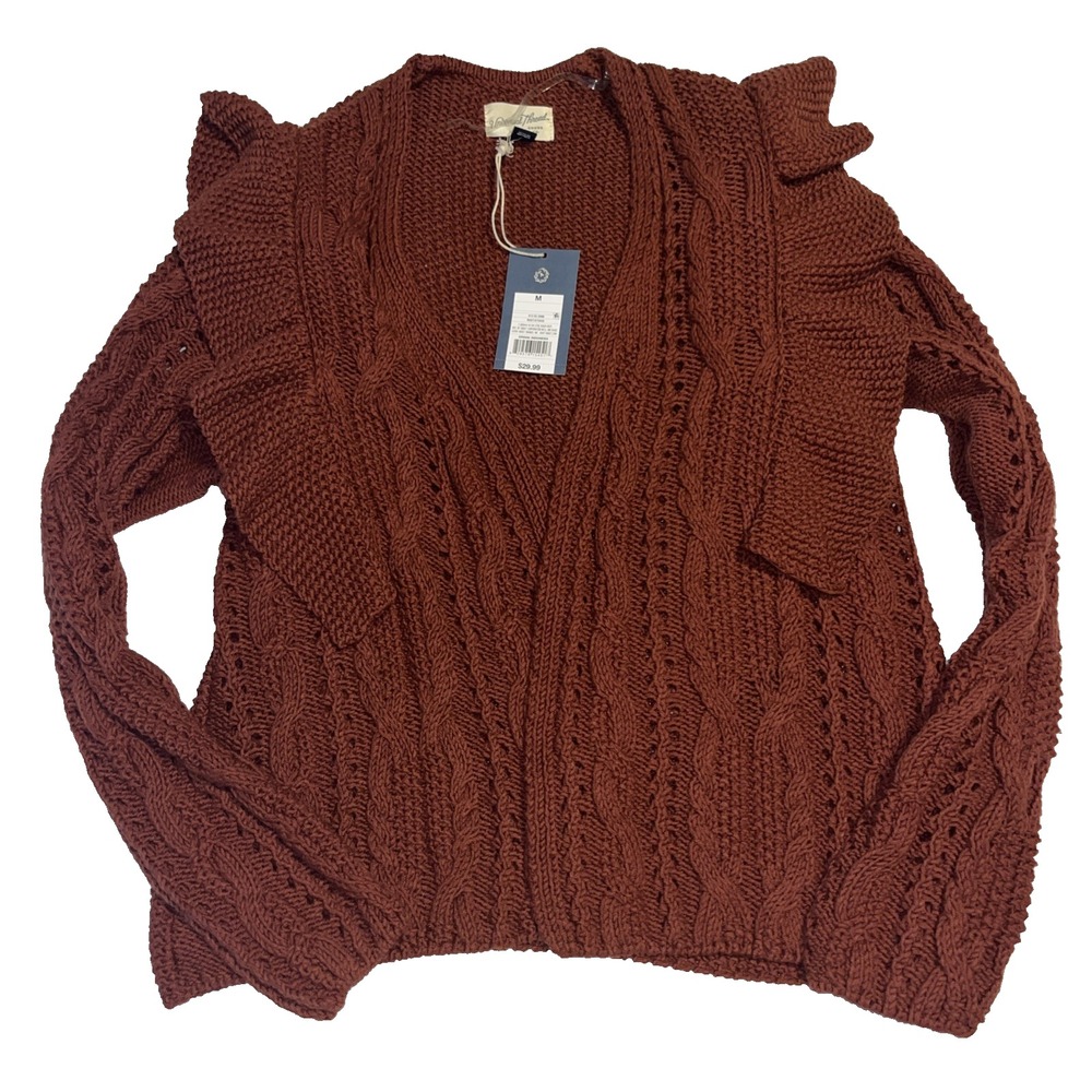 New NWT Universal Threads Cottagecore Boho Chunky Cardigan Medium